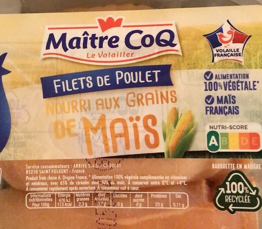 Filets de poulet