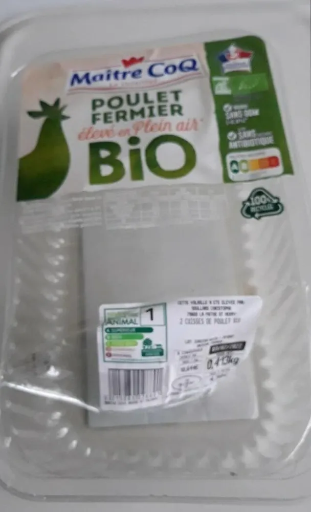 Cuisses de Poulet Fermier bio