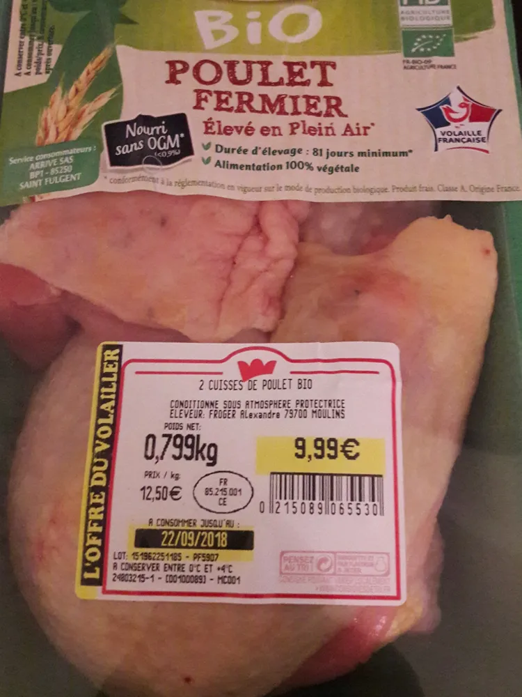 poulet fermier bio