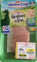 Escalope de dinde nourrie Graines de lin