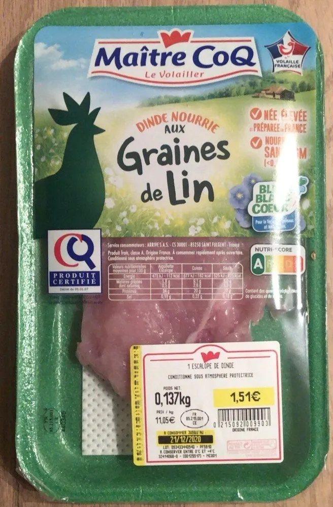 Escalope de Dindes
