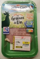 Escalope de dinde nourrie aux graines de lin