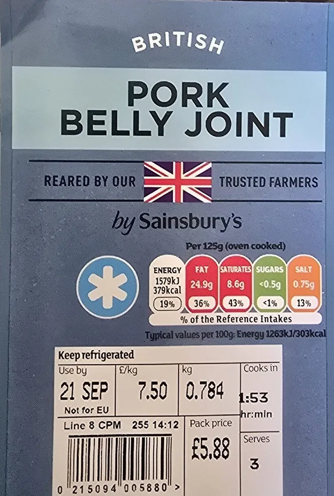 Pork Belly Joint