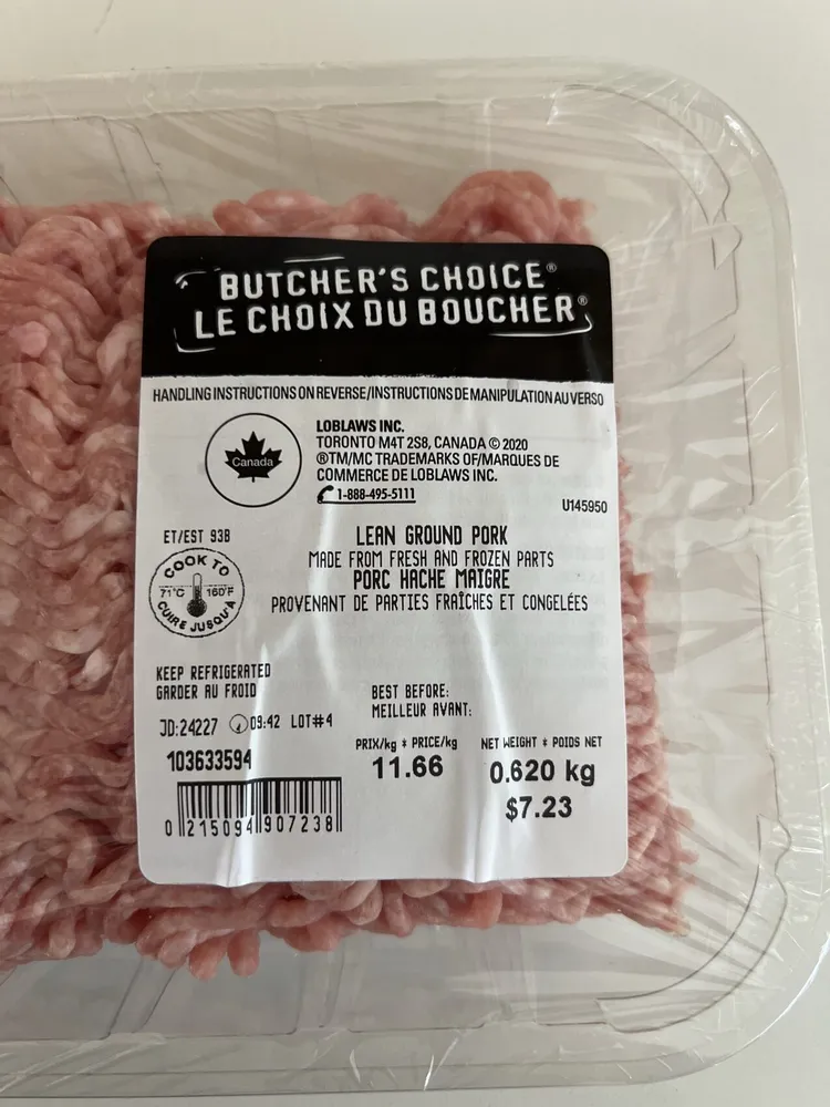 Lean Ground Pork