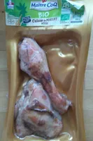 Cuisse de poulet rôti bio