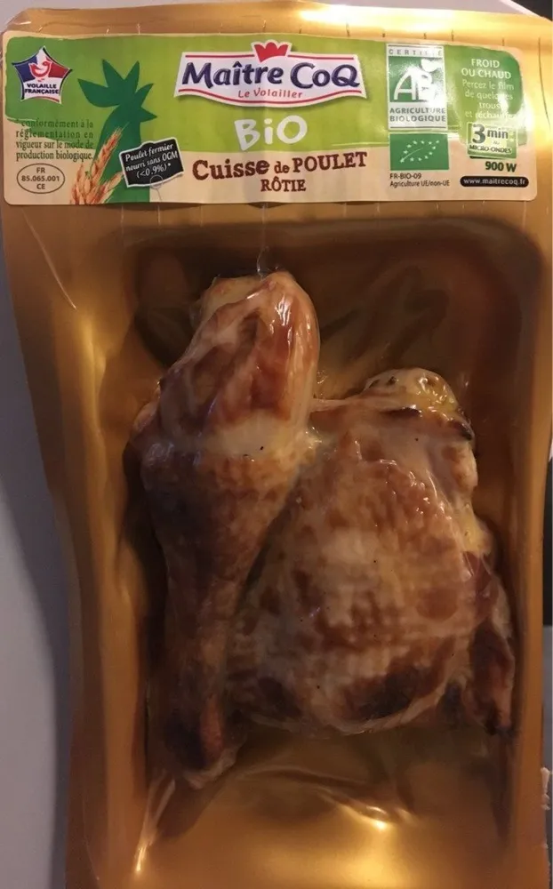 Cuisse de poulet rotie