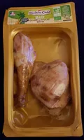 Cuisse de poulet rotie