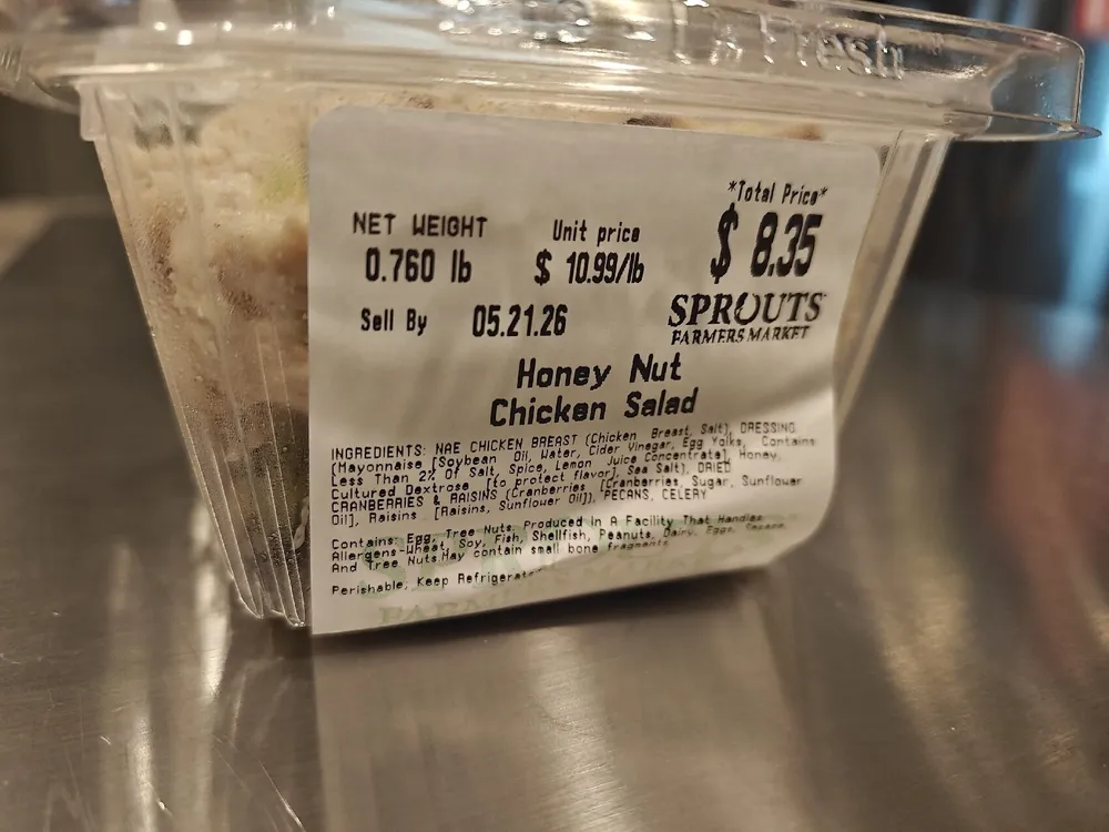 Honey Nut Chicken Salad