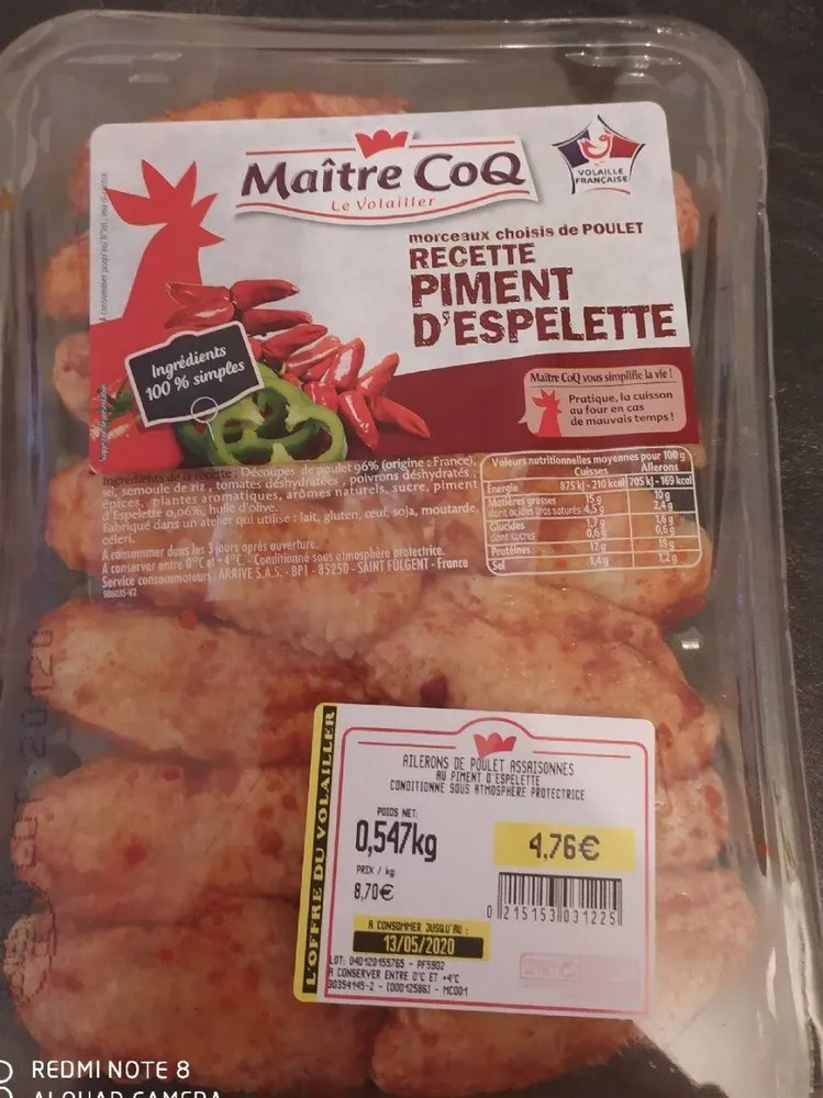 Recette piment d'espelette