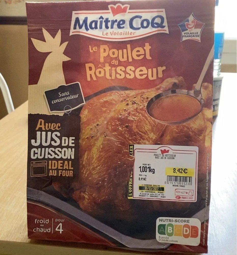 Le poulet du rotisseur
