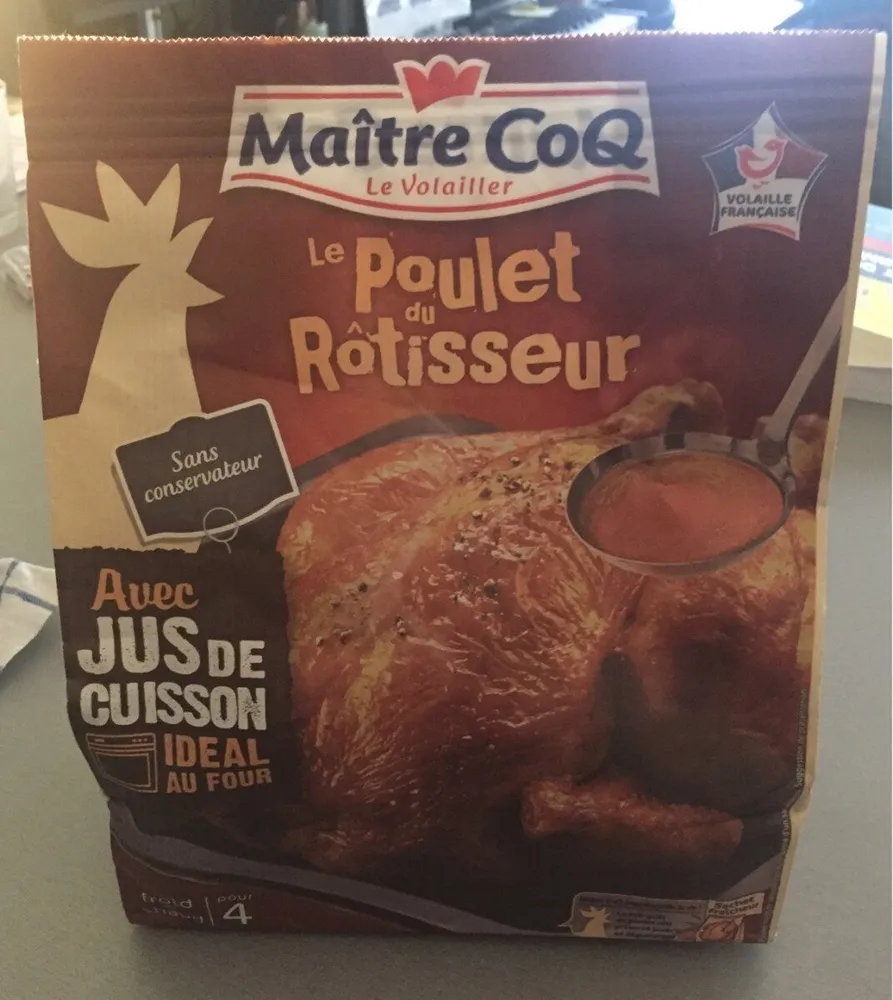 Poulet du rôtisseur avec jus de cuisson
