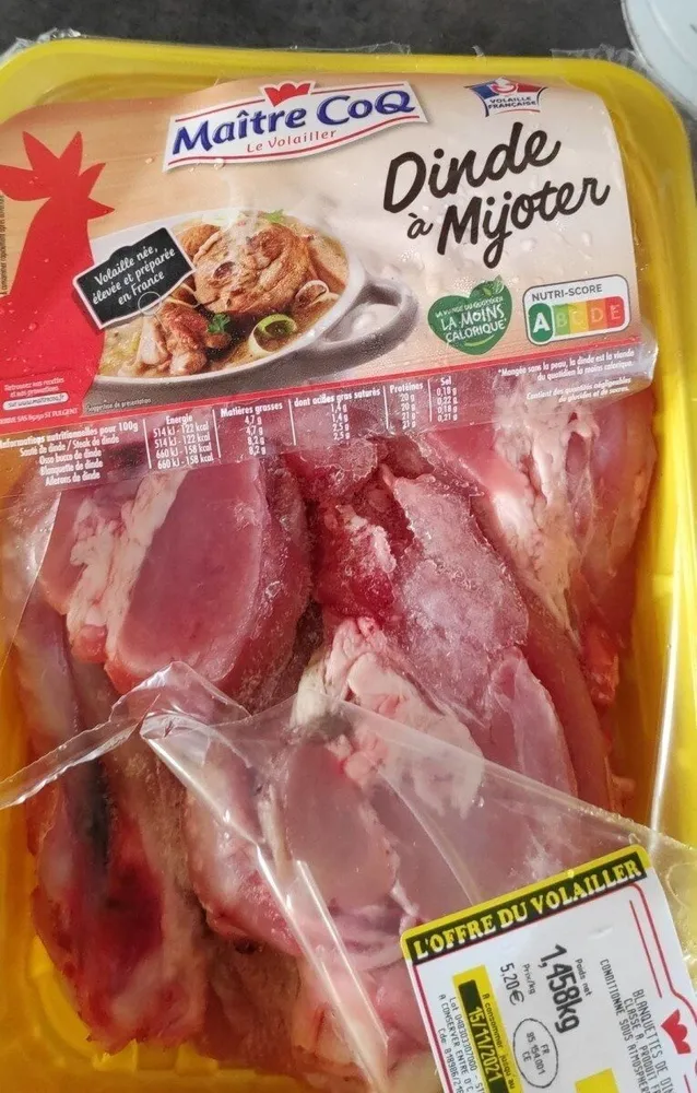 Blanquette de Dinde à mijoter