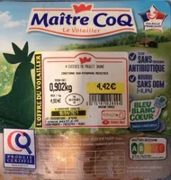 4 Cuisses de poulet jaune