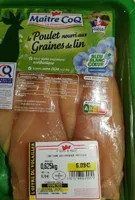 Poulet nourri aux graines de lin