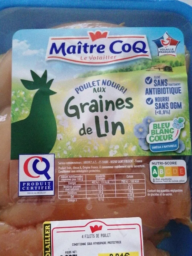 Filet de poulets