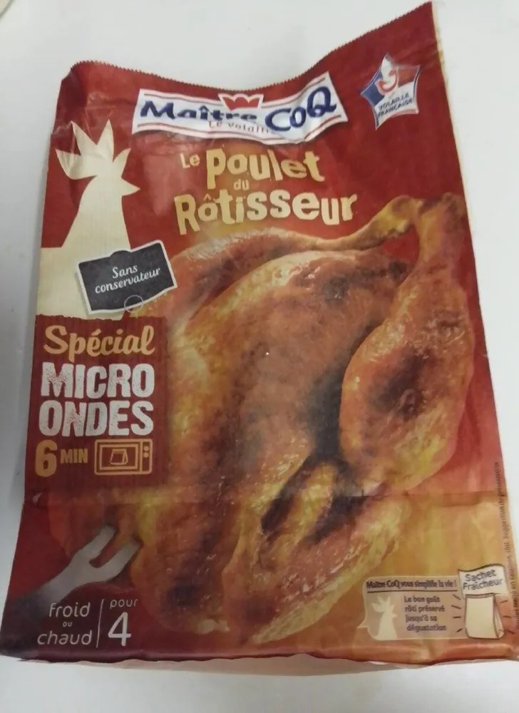 Le Poulet du Rôtisseur, spécial Micro ondes