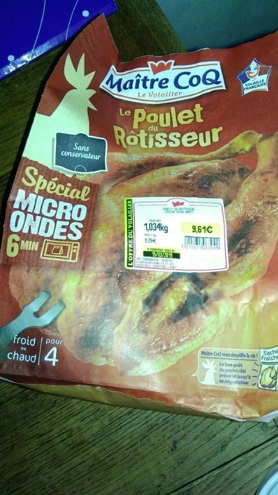 Le poulet du rôtisseur