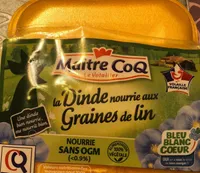 Dinde nourrie aux graines de lin