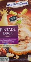 Pintade Farcie aux figues, foie gras