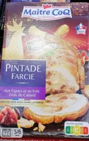 Pintade Farcie aux figues et au foie gras de canard