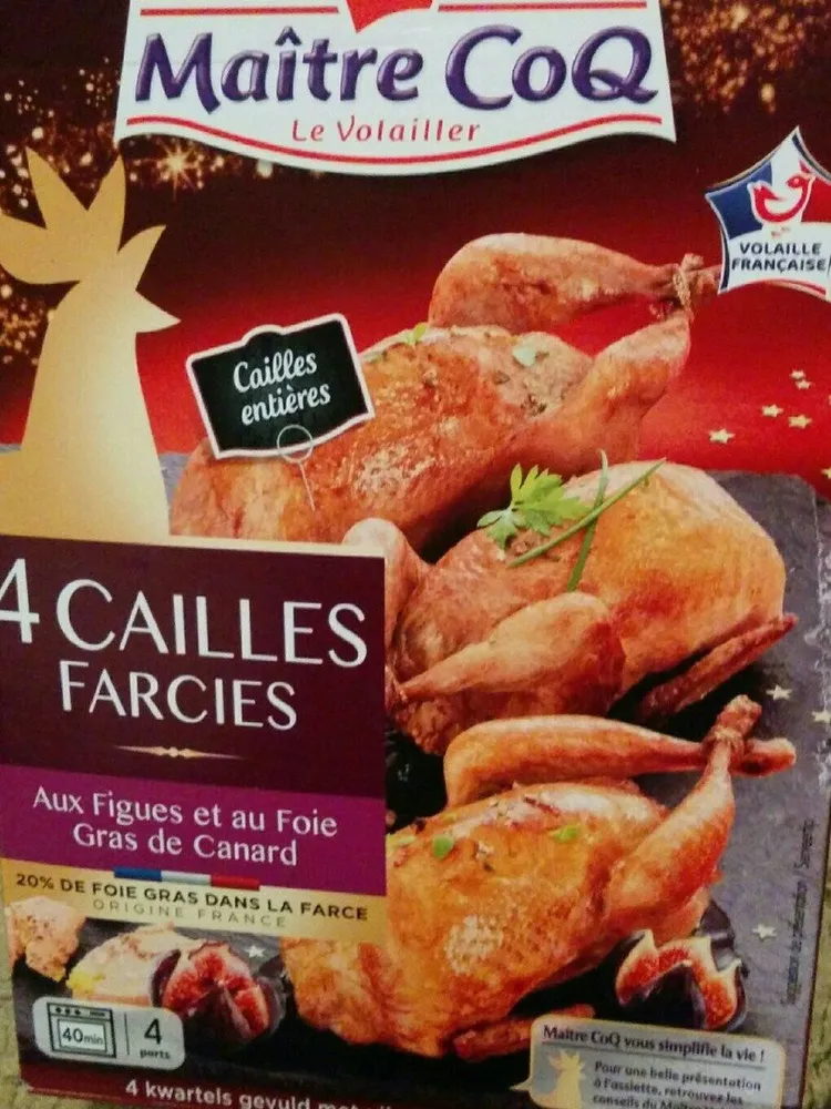 Cailles farcies