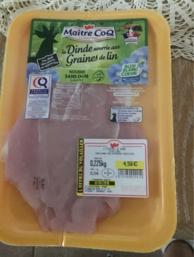 Dinde graines de lin