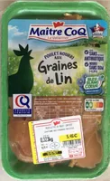 Poulet nourri aux graines de lin