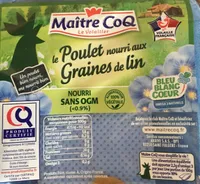 Poulet nourri aux graines de lin
