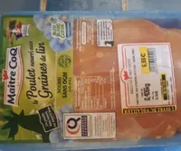 Poulet nourri aux graines de lin