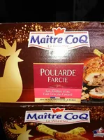 Poularde farcie aux airelles et foie gras
