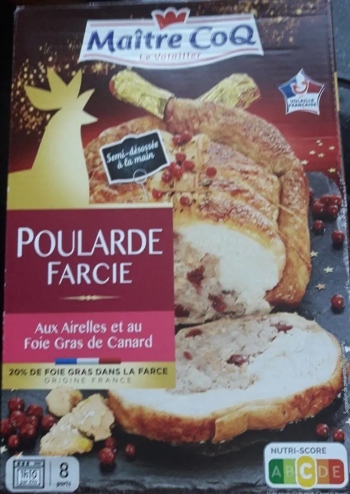 Moutarde farcie aux airelles et foie gras de canard
