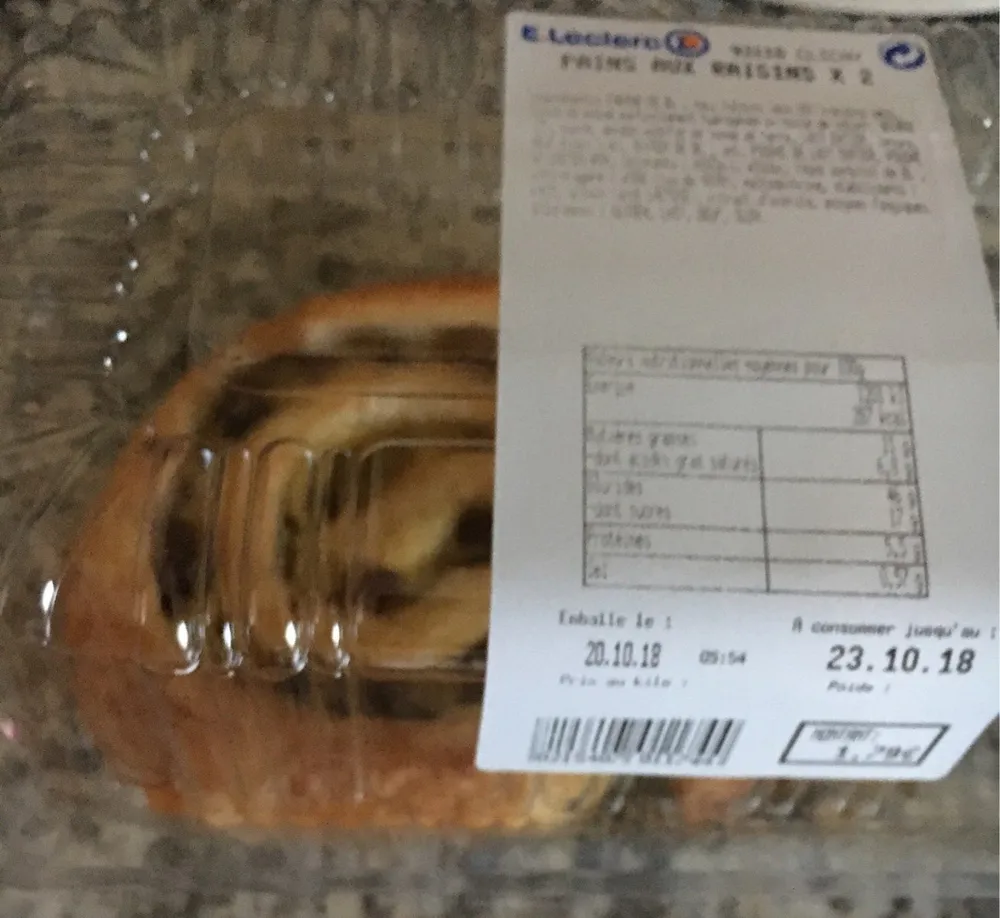 Pain aux raisins
