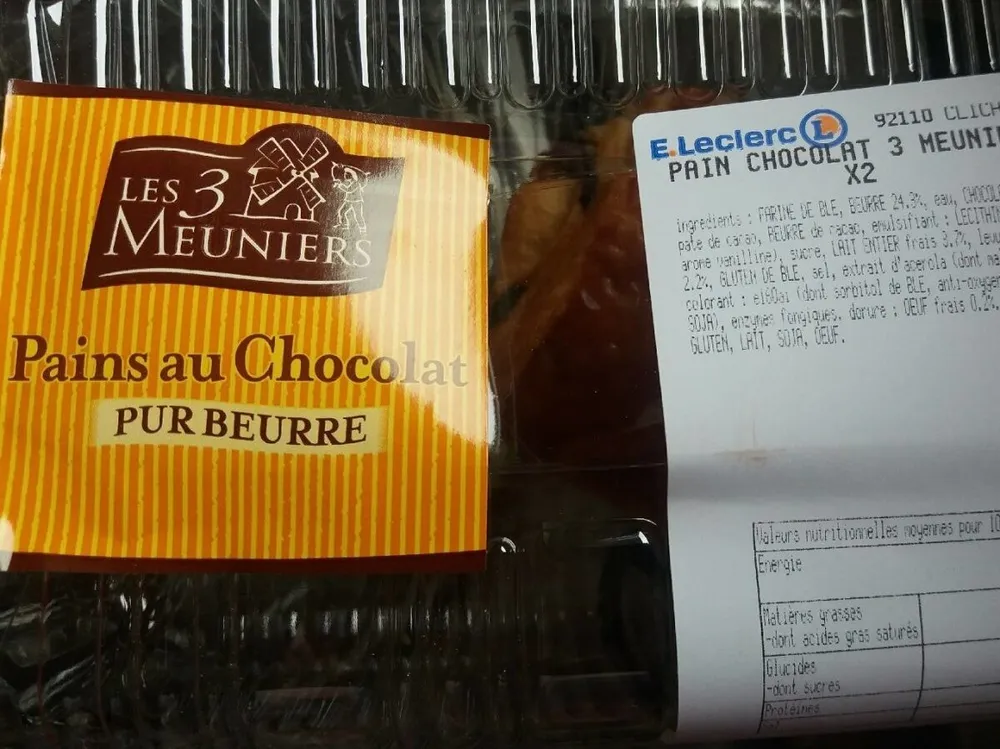Pain au Chocolat Pur beurre