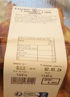 Pain au chocolat et croissant