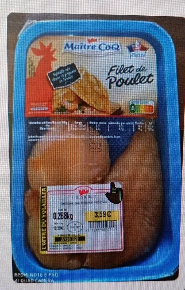 Filet de poulet