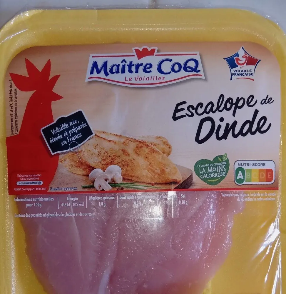 Escalope de dinde