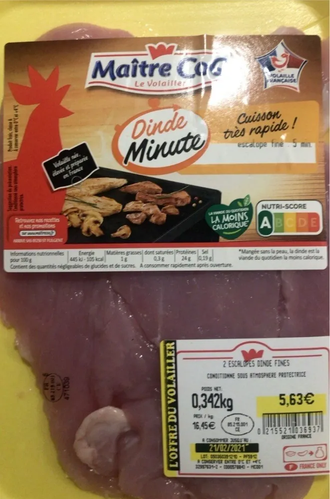 Dinde Minute