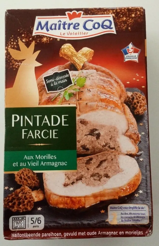 Pintade farcie