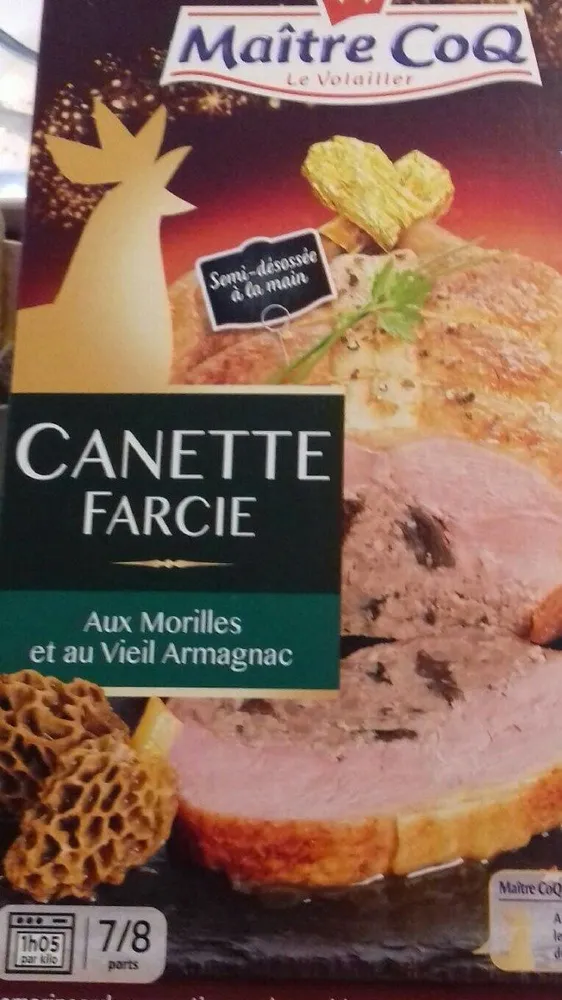 canette farcie aux morilles