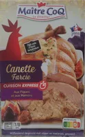 Canette farcie aux figues et aux marrons cuisson express