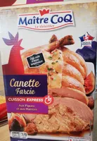 Canette farcie aux figues et marrons