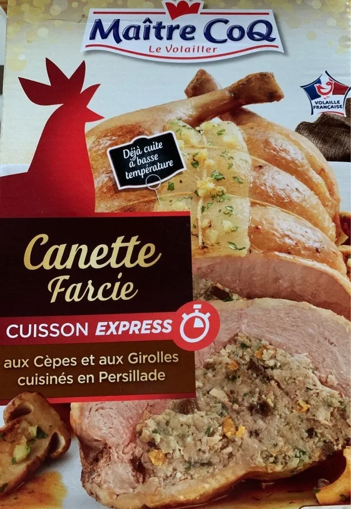 Canette Farcie aux cepes et aux girolles en persillade