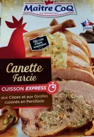 Canette Farcie aux cepes et aux girolles en persillade