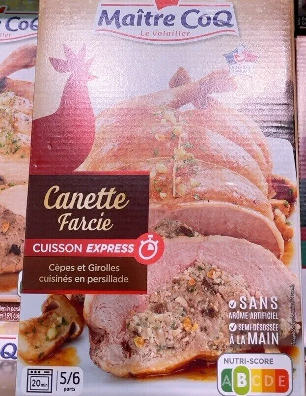 Canette farcie