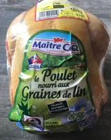 Poulet nourri aux graines de lin