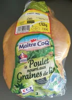 Poulet nourri aux graines de lin