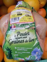 poulet nourri aux graines de lin