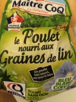 Poulet nourri aux graines de lin