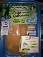 Le poulet nourri aux graines de lin