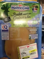 Poulet nourri aux graines de lin
